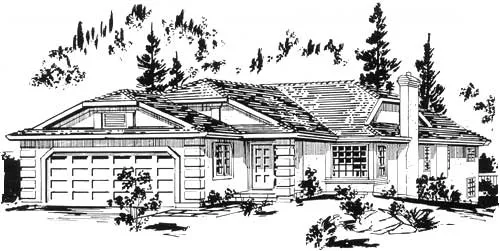 Full Rendering for House Plan #139619