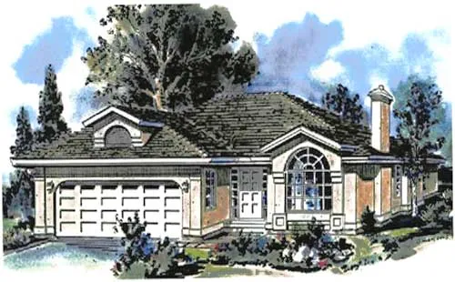 Full Rendering for House Plan #138719