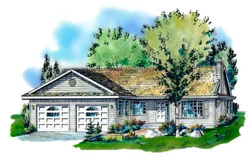 Full Rendering for House Plan #133049