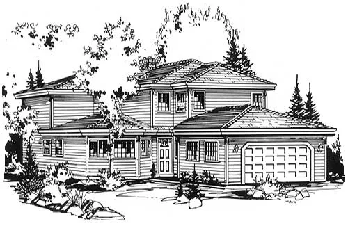 Full Rendering for House Plan #139309