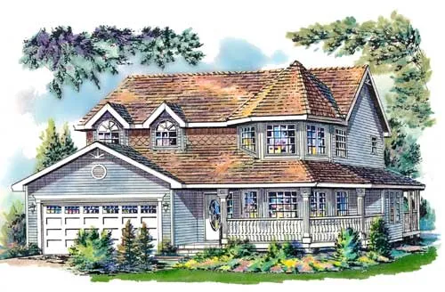 Full Rendering for House Plan #138249