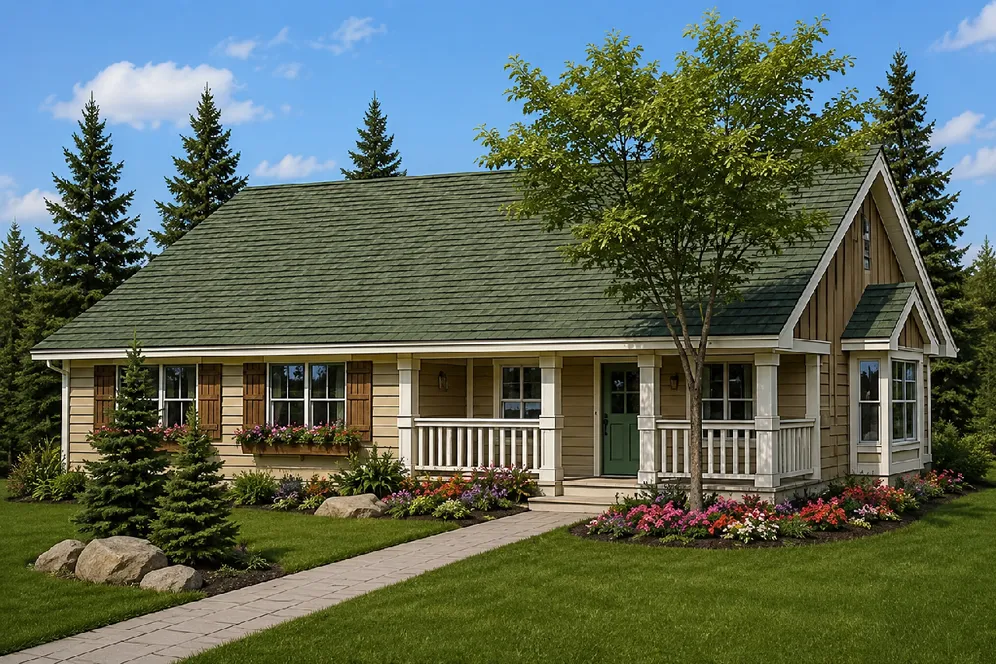 Full Rendering for House Plan #132244