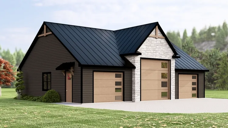 Full Rendering for House Plan #756681