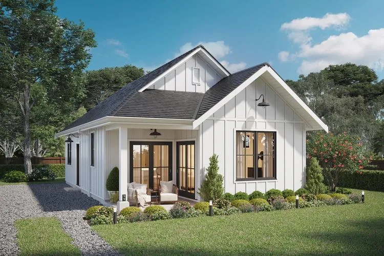Full Rendering for House Plan #591021