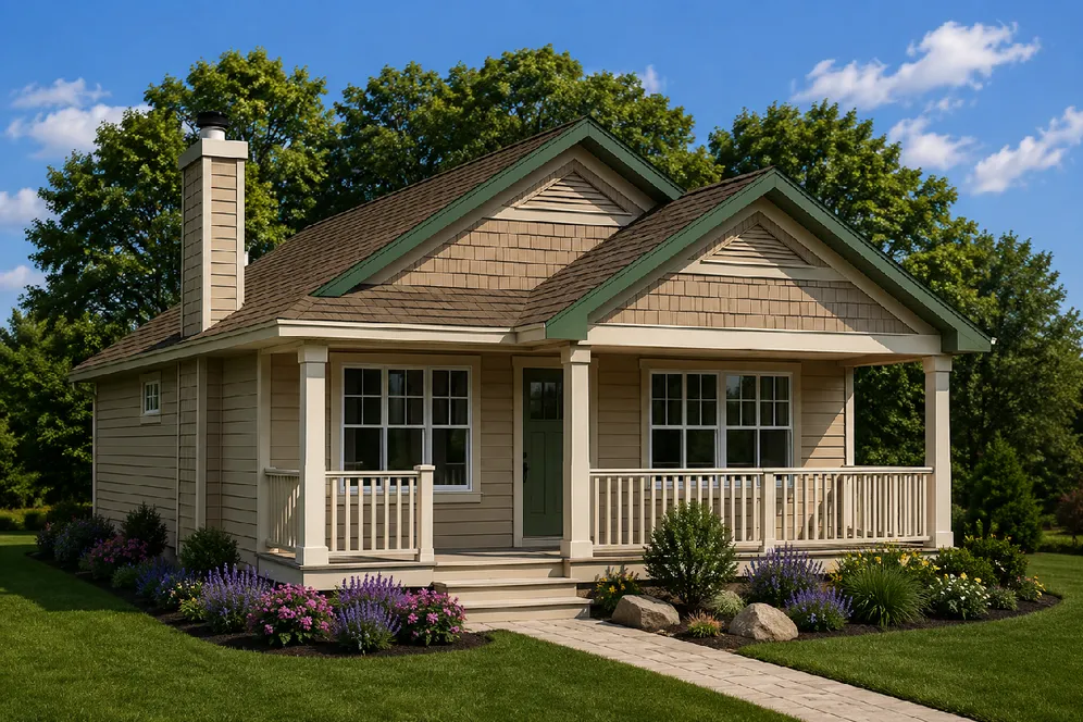 Full Rendering for House Plan #135244