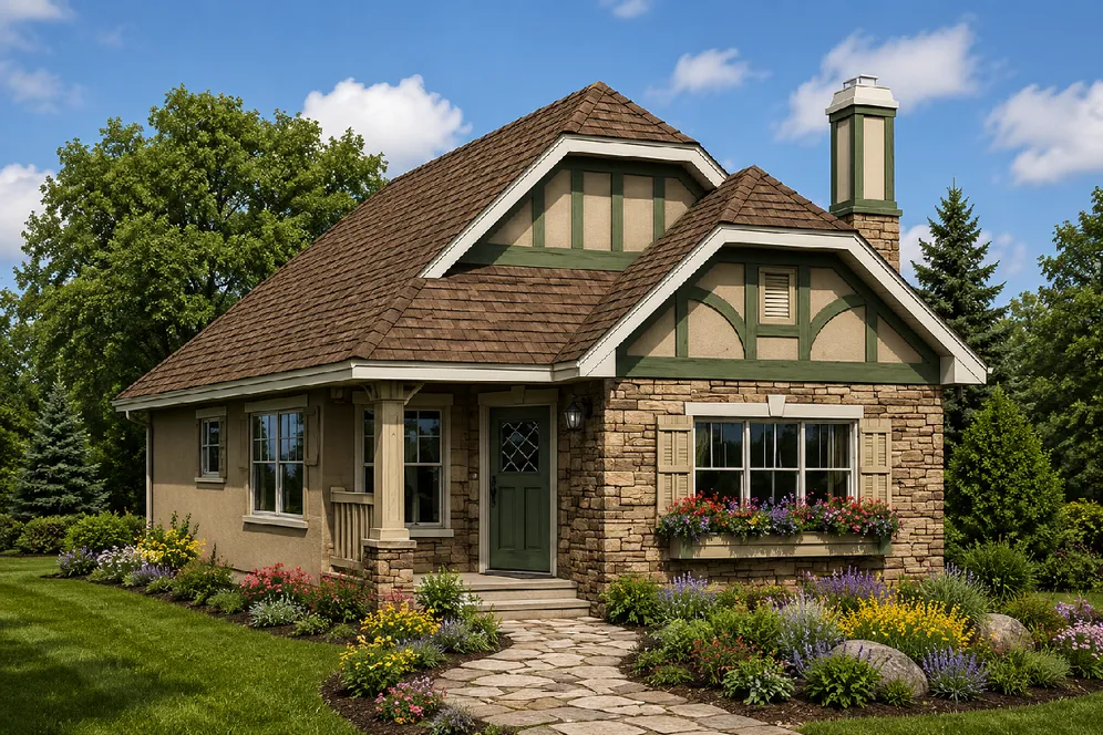 Full Rendering for House Plan #136244
