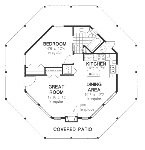 Main Floor Plan for House Plan #135344