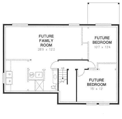 Basement Plan for House Plan #139154