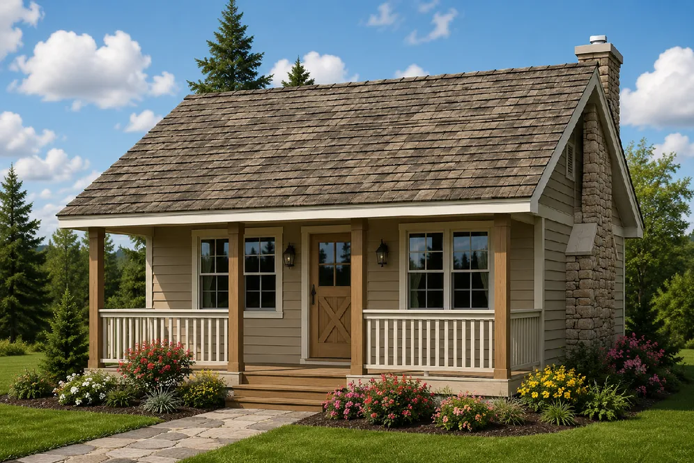 Full Rendering for House Plan #132254