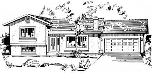 Full Rendering for House Plan #137609