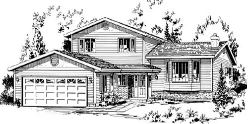 Full Rendering for House Plan #133709
