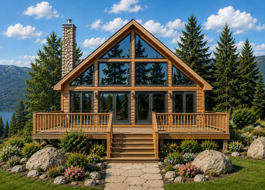 Full Rendering for House Plan #130429