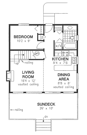 Main Floor Plan for House Plan #130429