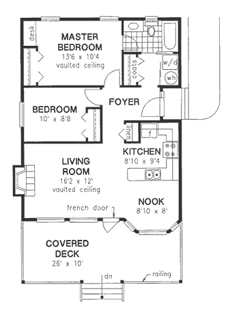 Main Floor Plan for House Plan #131529