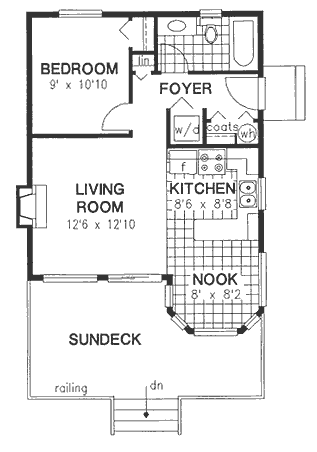 Main Floor Plan for House Plan #133529