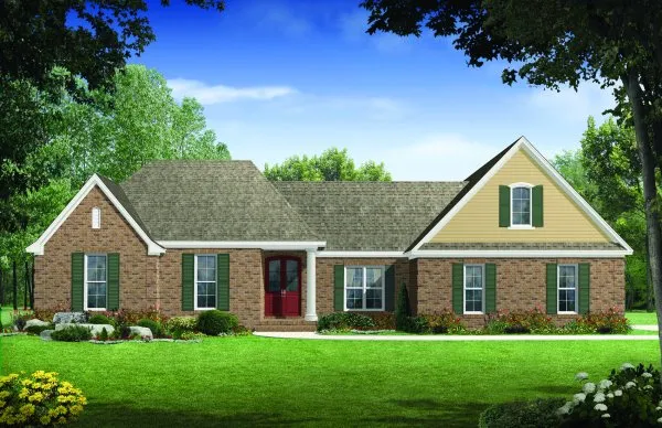 Full Rendering for House Plan #210003