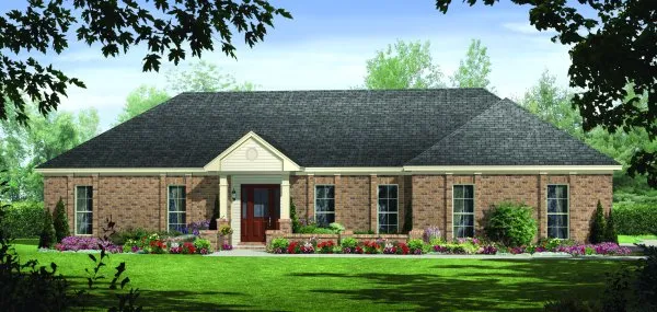 Full Rendering for House Plan #210751