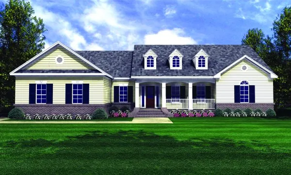 Full Rendering for House Plan #219102