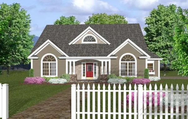 Full Rendering for House Plan #278171