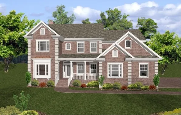 Full Rendering for House Plan #272172