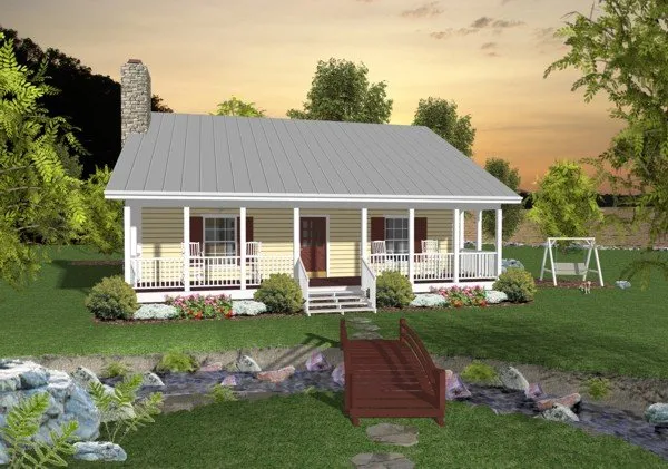 Full Rendering for House Plan #276090