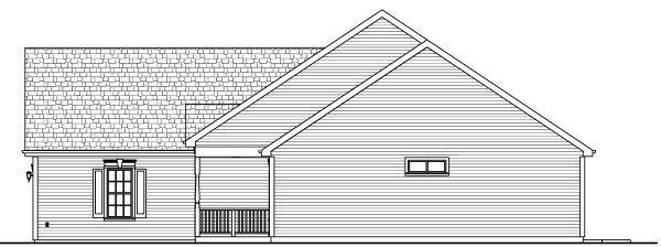 Right Elevation for House Plan #276141