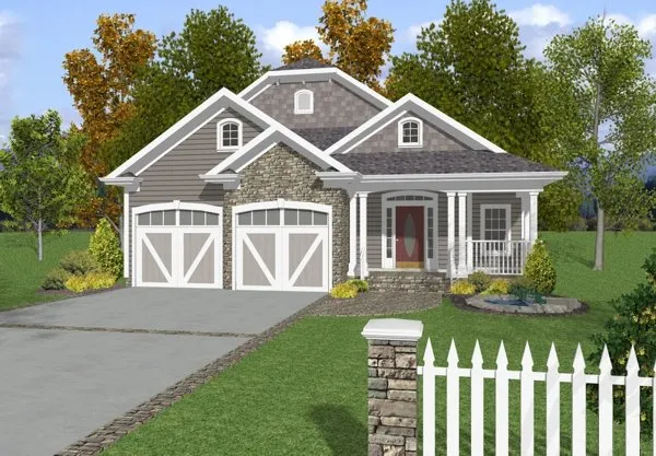 Full Rendering for House Plan #275222
