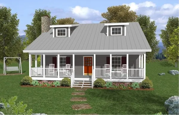 Full Rendering for House Plan #272131