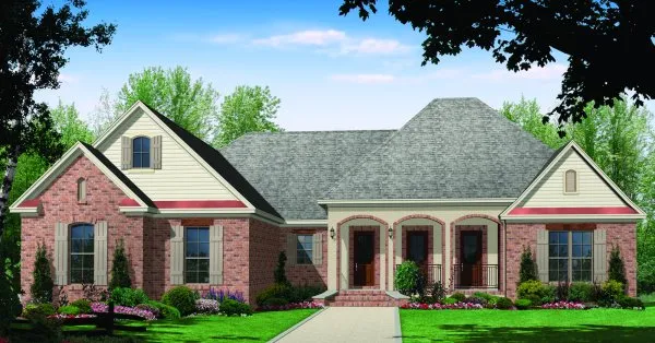Full Rendering for House Plan #211022