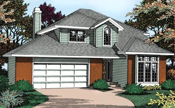 Full Rendering for House Plan #235020