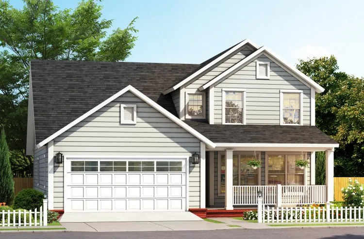 Full Rendering for House Plan #245702