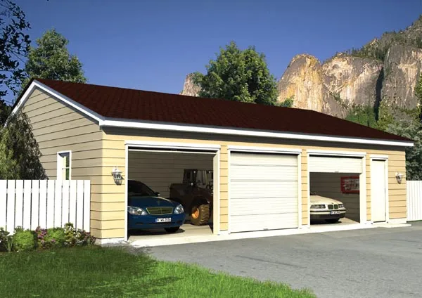 Full Rendering for House Plan #182106