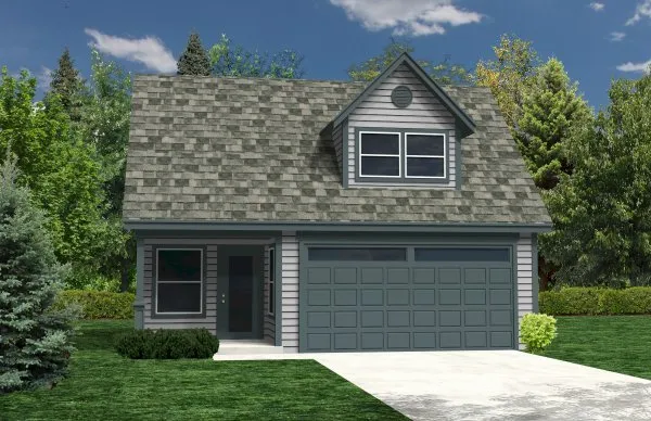Full Rendering for House Plan #260007