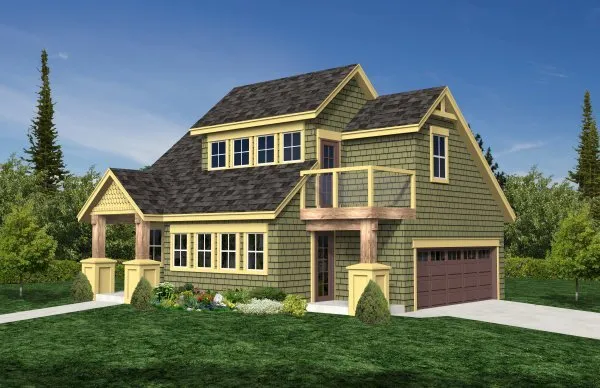 Full Rendering for House Plan #260848