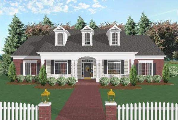 Full Rendering for House Plan #274191