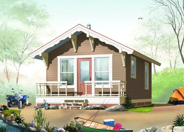 Full Rendering for House Plan #142091