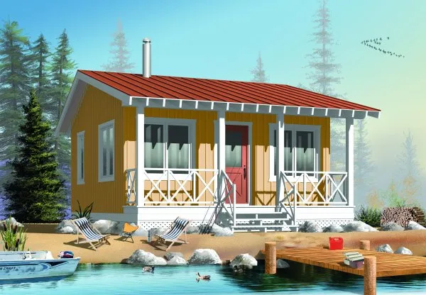Full Rendering for House Plan #143091
