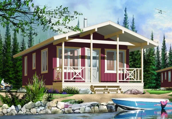 Full Rendering for House Plan #145091