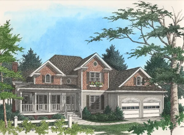 Full Rendering for House Plan #275142