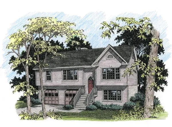Full Rendering for House Plan #270151