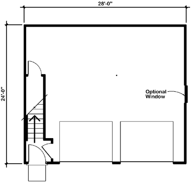 Main Floor Plan for House Plan #186106