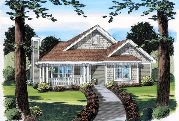 Full Rendering for House Plan #259004