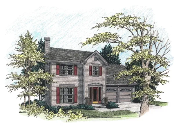 Full Rendering for House Plan #275141