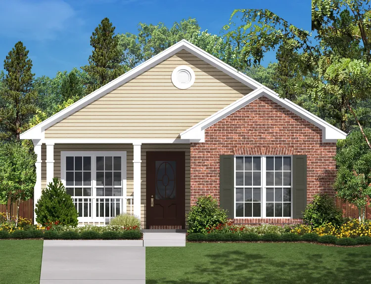 Full Rendering for House Plan #300580