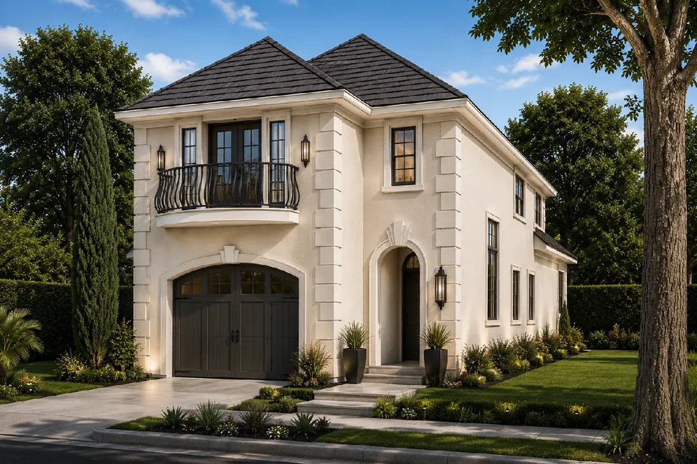 Full Rendering for House Plan #101011