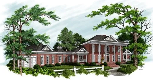 Full Rendering for House Plan #275063
