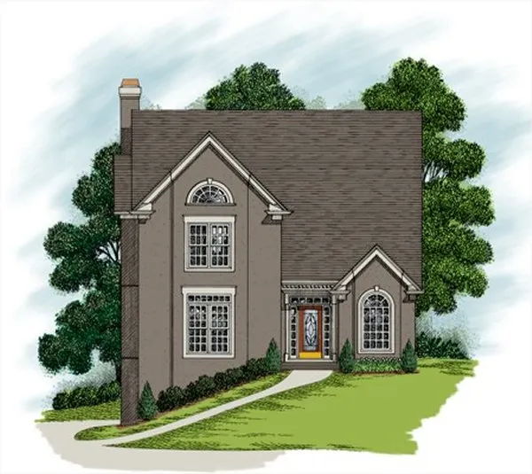 Full Rendering for House Plan #271053