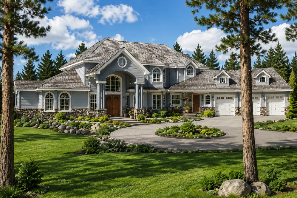 Full Rendering for House Plan #201509