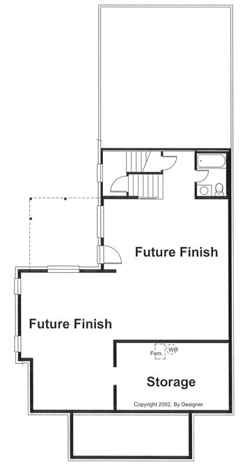 Basement Plan for House Plan #120882