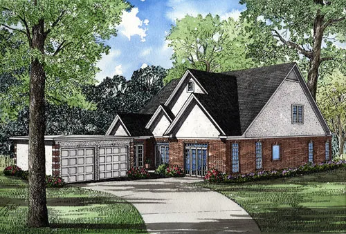 Full Rendering for House Plan #313010